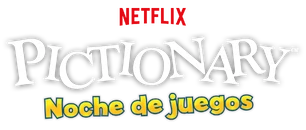 Logotipo del título «Pictionary: Noche de juegos»
