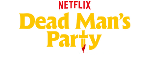 Logotipo del título «Dead Man's Party: Un juego de Knives Out»
